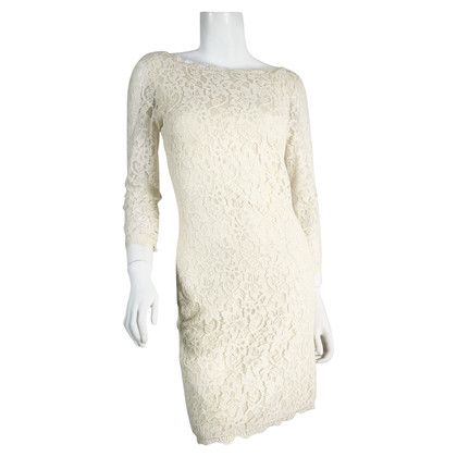 Diane Von Furstenberg Kleid in Creme