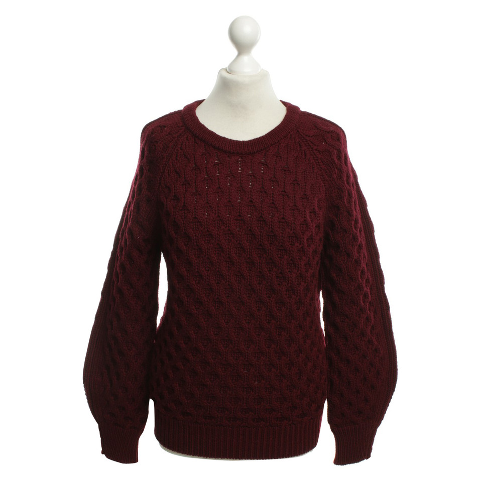 Isabel Marant Wool sweater in Bordeaux