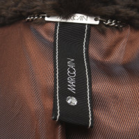 Marc Cain Jacket/Coat Fur in Brown