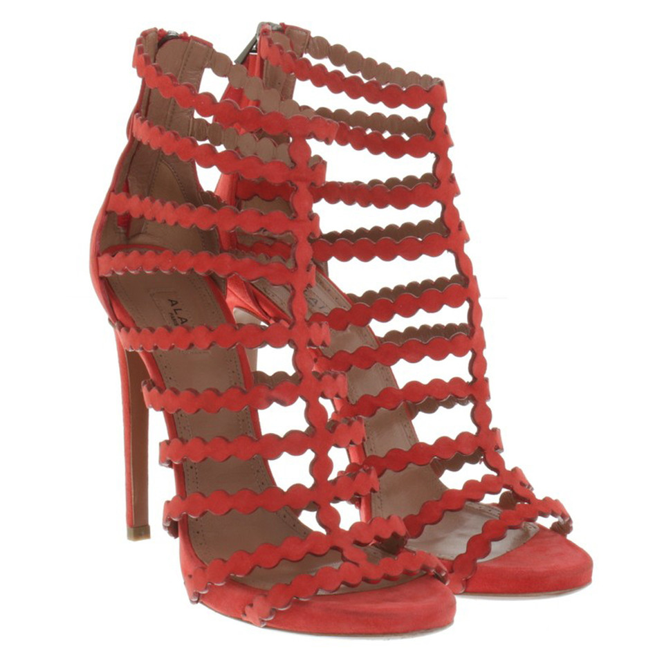 Alaïa Sandals in red