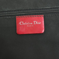 Christian Dior Handtasche in Schwarz/Rot
