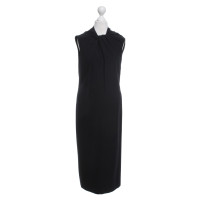 Jil Sander Robe en soie en noir