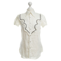 Dsquared2 White blouse made of linen 