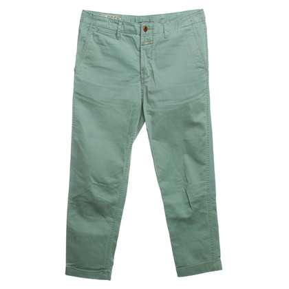 Closed Chinohose in green