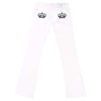 Victoria Beckham For Rock & Republic Jeans Cotton in White