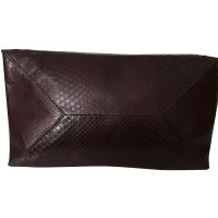 Alaïa Clutch Bag Leather in Violet