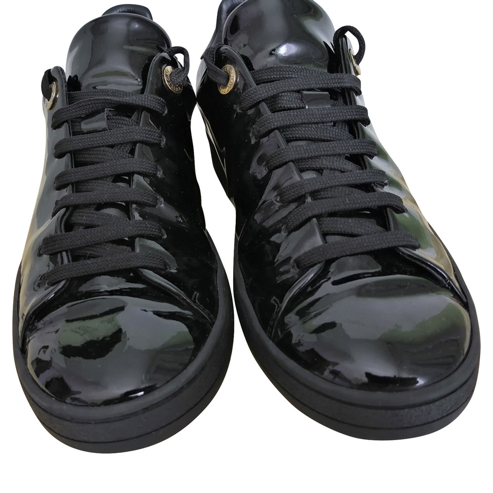 Louis Vuitton Trainers Leather in Black