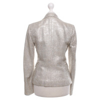 Dolce & Gabbana Bouclé giacca in beige / argento