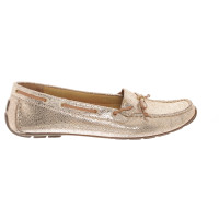Clarks Slippers/Ballerinas Leather in Gold