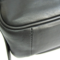 Longchamp Rucksack aus Leder in Schwarz