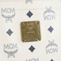 Mcm Umhängetasche aus Leder in Weiß