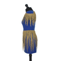 Elisabetta Franchi Kleid aus Viskose in Blau