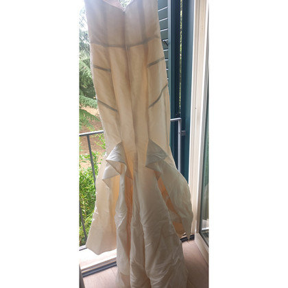 Oscar De La Renta Dress Silk in White