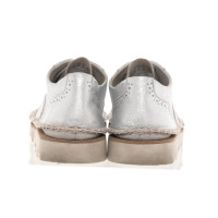 Clarks Lace-up shoes Patent leather in Silvery