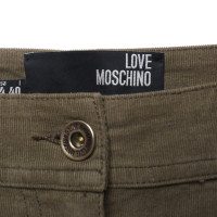 Moschino Love Paio di Pantaloni in Cotone in Verde oliva