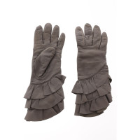 Diane Von Furstenberg Handschuhe aus Leder in Grau
