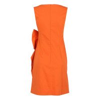 Red Valentino Kleid aus Baumwolle in Orange