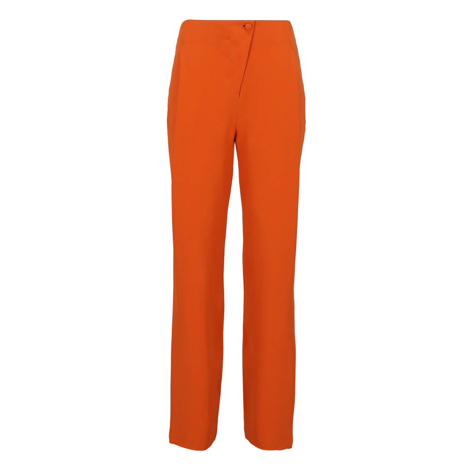 Giorgio Armani Trousers Cotton in Orange
