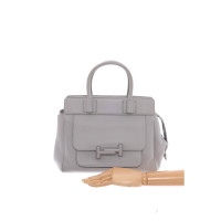 Tod's Double T Tote Bag Leather in Grey