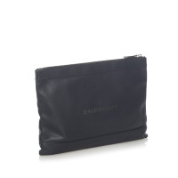 Balenciaga Clutch Leer in Zwart