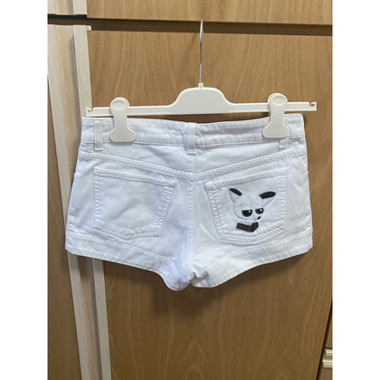 Gucci Shorts aus Jeansstoff in Weiß