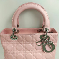 Christian Dior Lady Dior aus Leder in Rosa / Pink