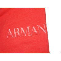 Armani Jeans Maglieria in Cotone in Rosso