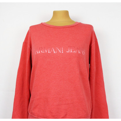 Armani Jeans Tricot en Coton en Rouge