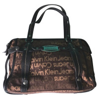 Calvin Klein Handbag Cotton in Brown