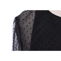 Karl Lagerfeld Kleid aus Seide in Schwarz