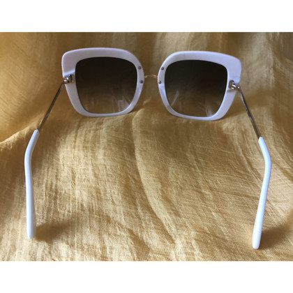 Luisa Spagnoli Sonnenbrille in Weiß