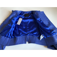 John Richmond Jacket/Coat Leather in Blue