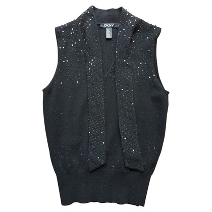 Dkny Top maglia con paillettes