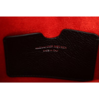 Alexander McQueen Box Bag 16 Leer in Zwart