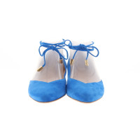 Aperlai Chaussons/Ballerines en Cuir en Bleu