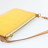 Louis Vuitton Lexington Pochette en Cuir verni en Jaune