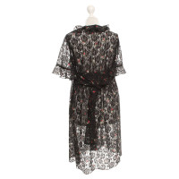 Anna Sui Lace dress with floral pattern