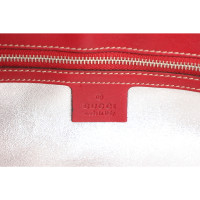 Gucci Indy Race Top Bamboo Tassel Leer in Rood