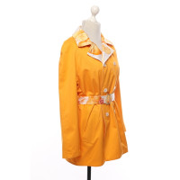 Hermès Jacke/Mantel aus Seide in Orange
