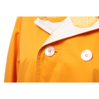 Hermès Jacke/Mantel aus Seide in Orange