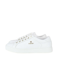 Aigner Sneakers Leer in Wit