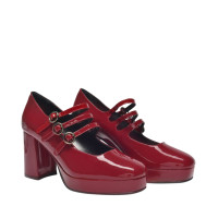 Carel Pumps/Peeptoes Leather in Red
