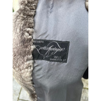 Liska Jacke/Mantel aus Pelz in Silbern