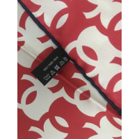 Chanel Carré Silk 90x90 Zijde in Rood