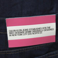 Calvin Klein Jeans Robe en Coton en Bleu