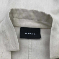 Akris Jacke/Mantel aus Baumwolle in Weiß