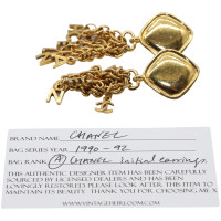 Chanel Oorbel in Goud