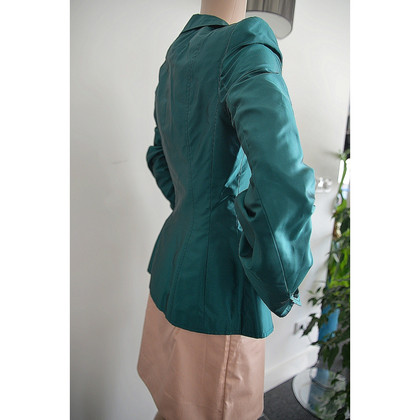 Rena Lange Blazer Silk in Turquoise