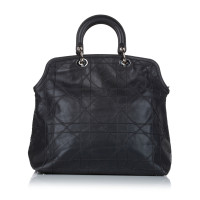 Christian Dior Granville Bag aus Leder in Schwarz
