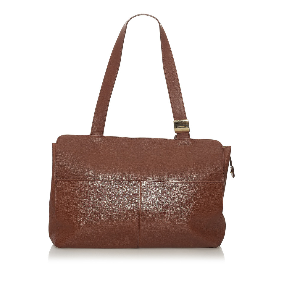 Burberry Tote bag Leer in Bruin